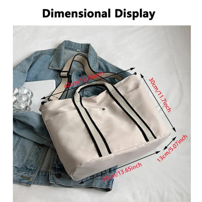 Aichashi Handbags For Women Designer Luxury Beach Bag High Quality Lightweight Large Capacity Canvas Shoulder Bag Travel Bag