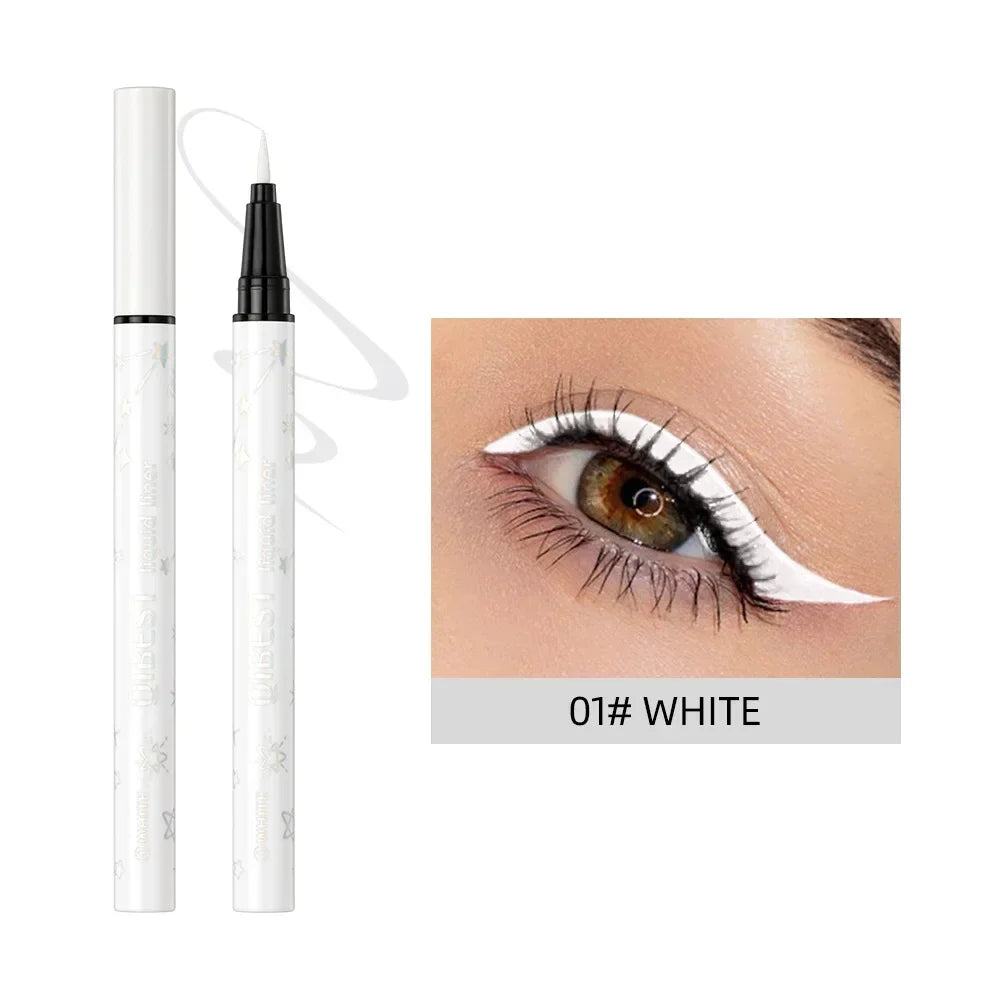 Aichashi Colorful Liquid Eyeliner Pencil Waterproof Blue Red Black White Eye Liner Pen Long Lasting Quickily Drying Eyes Makeup Cosmetics