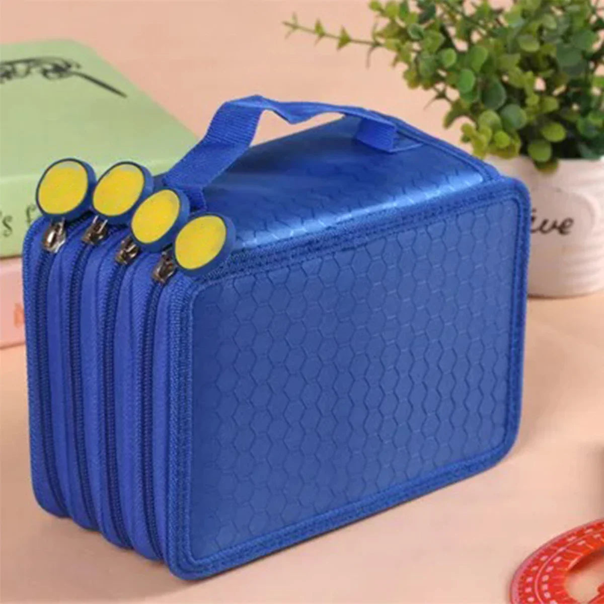 Aichashi BACK TO SCHOOL 72 Holes Four layers Pencil Case Large Capacity Kawaii Pen Storage Bag Korean Stationery Back to School Office Supplies