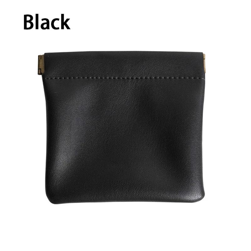 Aichashi 1Pcs Portable PU Leather Coin Purse Earphone Bag Headphone Organizer Mini Sundry Cosmetic Bag Female Lipstick Change Storage Bag