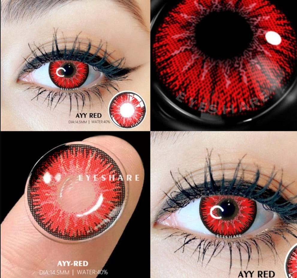 Cosplay Color Contact Lenses for Eyes AYY Series Halloween Beauty Makeup Contacts Lenses Eye Cosmetic Color Lens Eyes