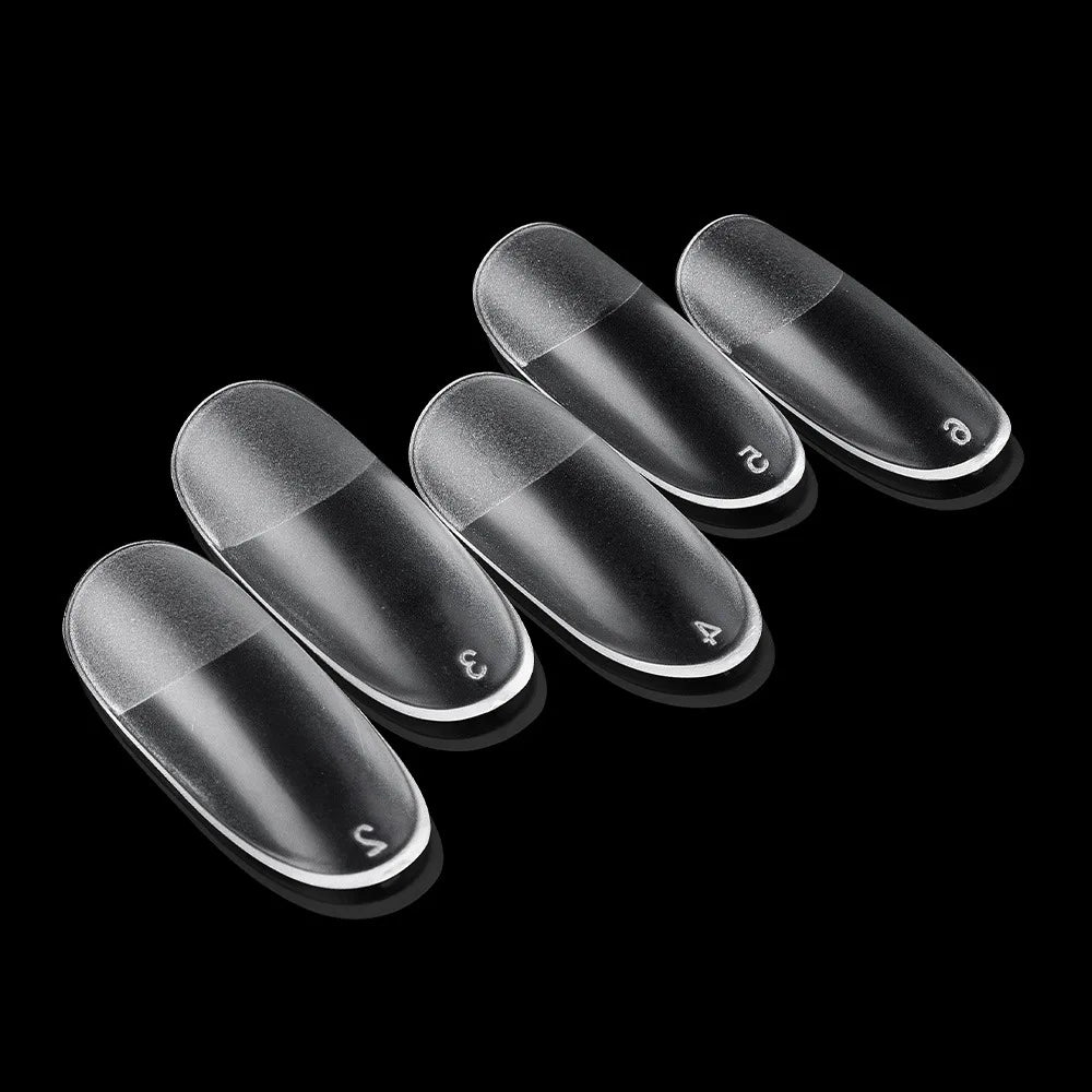 120Pcs Full Cover Press On Nail Tips Stiletto Almond Square Coffin French False Fake Soak Off Gel Nail Extension Tips Capsule