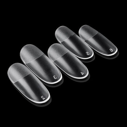 120Pcs Full Cover Press On Nail Tips Stiletto Almond Square Coffin French False Fake Soak Off Gel Nail Extension Tips Capsule