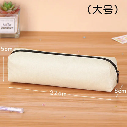 Aichashi BACK TO SCHOOL Pencil Case durable Pen Case Kawaii Stationery Large Capacity Pencilcase Trousse School Supplies Pencil Pouch