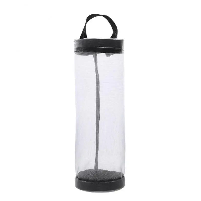 Aichashi Home Grocery Bag Holder Wall Mount Plastic Bag Holder Dispenser Hanging Storage Trash Garbage Bag Kitchen Garbage Organizer