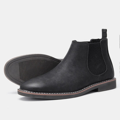 Aichashi 40-46 Men Boots Brand Comfortable Fashion Chelsea Boots