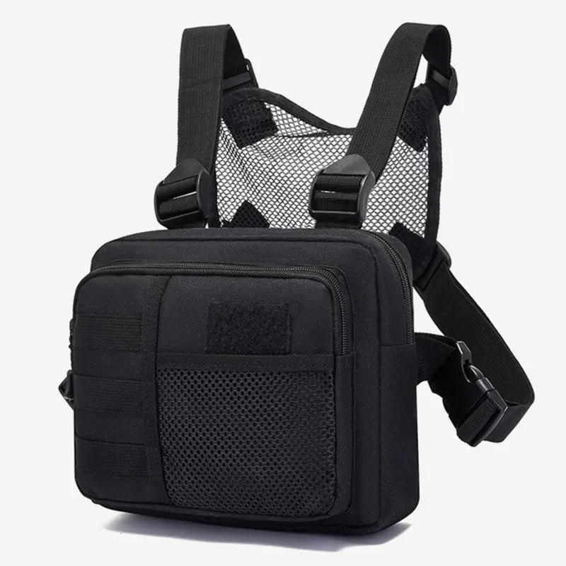 Aichashi Multi-function Vest Unisex Chest Rig Bag Fashion Men's Hip-hop Streetwear Chest Bags Waterproof Oxford Sport Backpack