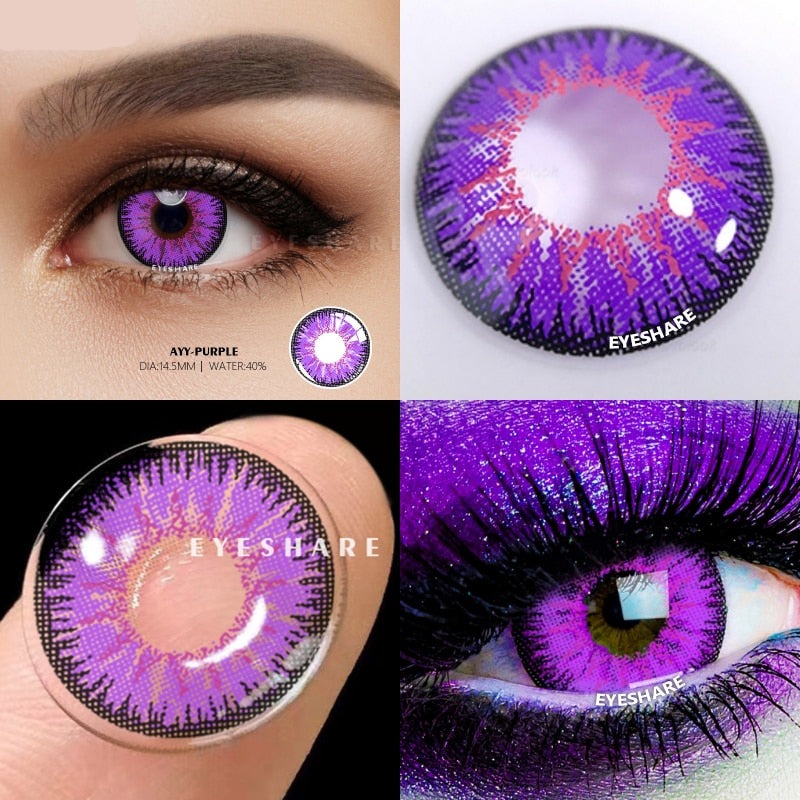 Cosplay Color Contact Lenses for Eyes AYY Series Halloween Beauty Makeup Contacts Lenses Eye Cosmetic Color Lens Eyes