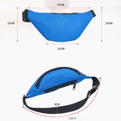 Aichashi Belt Pouch For Men Women Fanny Waist Bag Pack Waterproof Running Belly Banana Male Ladies Kangaroo Bum Hip Sports Waistbag Side