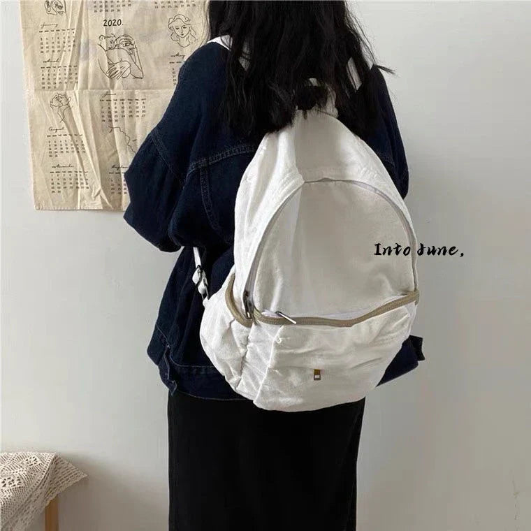 Aichashi BACK TO SCHOOL Women's Bag Pack Trend Techwear Harajuku Canvas Aesthetic Gothic School Backpacks For Women Rucksack Korean Style Mochila