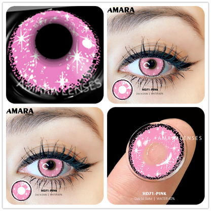 Color Contact Lenses For Eyes Anime Cosplay Colored Lenses Blue Purple Multicolored Lenses Contact Lens Beauty Makeup