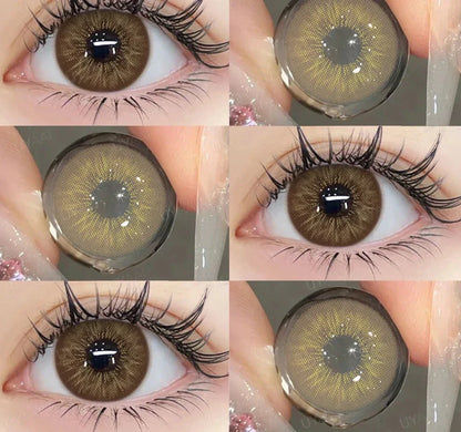 Colored Pupils for Eyes Blue Pupils Green High Quality Colored Contact Lenses Brown Natural Lens Gray Big Eye Lenses