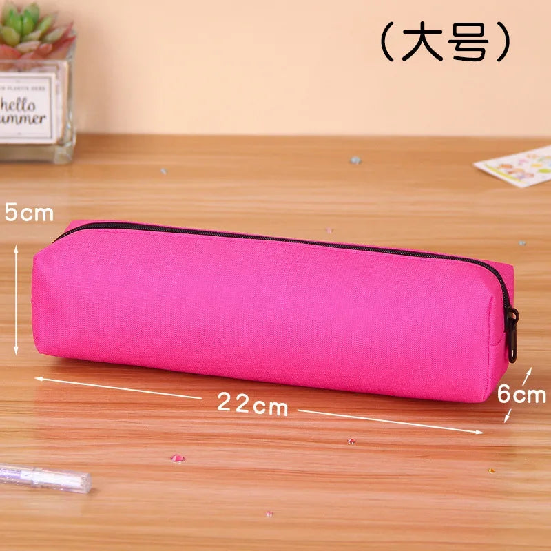 Aichashi BACK TO SCHOOL Pencil Case durable Pen Case Kawaii Stationery Large Capacity Pencilcase Trousse School Supplies Pencil Pouch