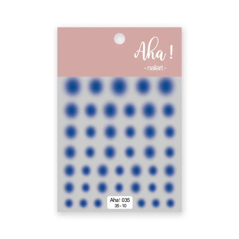 Aichashi 12 colors Pink Smudge Nail Sticker Blush Gradient Decals Sticker Self-Adhesive Translucent Waterproof Ultra-Thin 3D Nail Slider