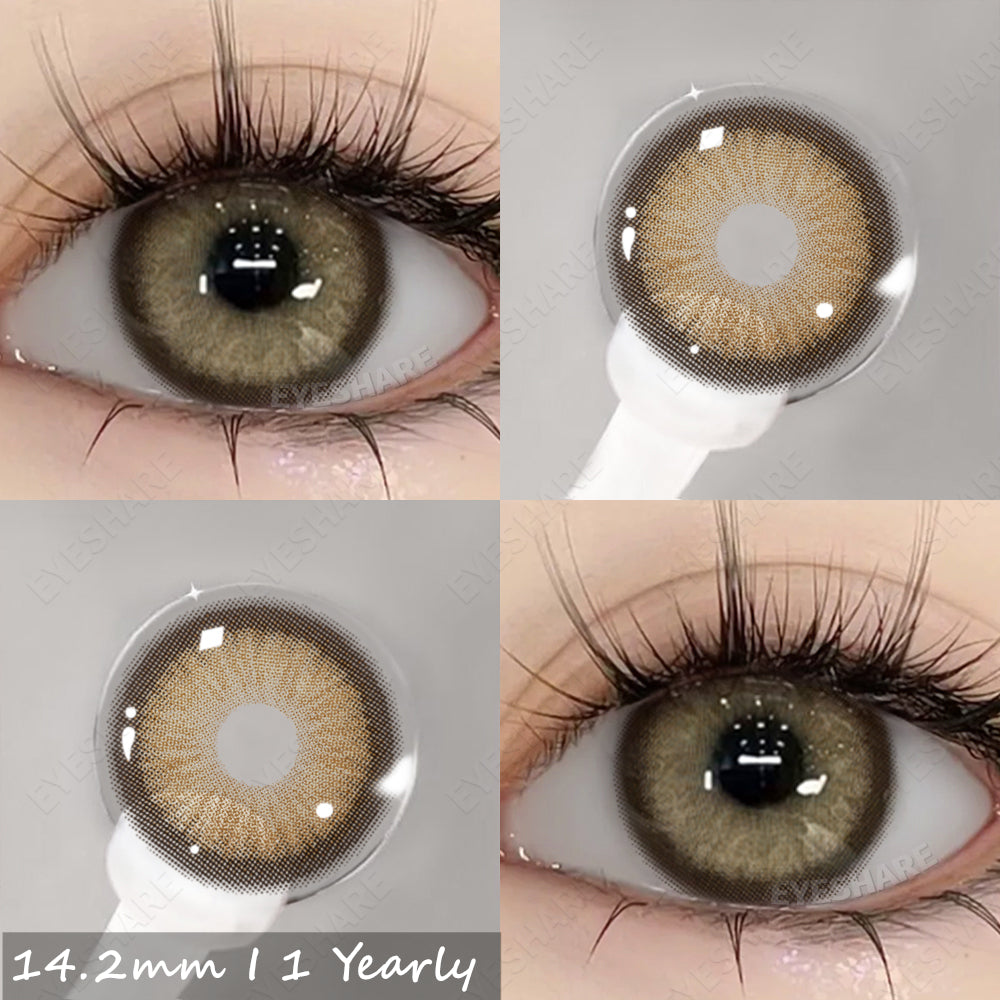 Semporna Brown 14.2mm 1 Pair | 1 Year