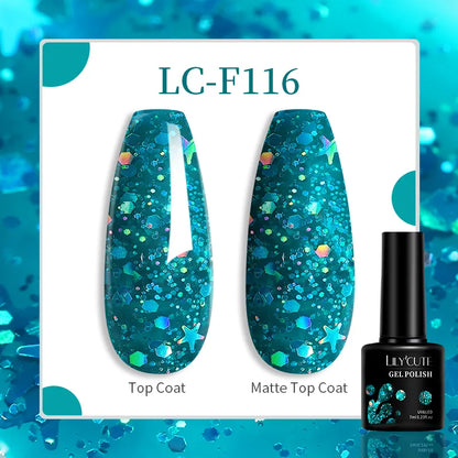 Aichashi 7ML Aurora Cat Magnetic Gel Nail Polish Nail Art Sparkle Glitter Gel Varnis Semi Permanent Soak Off  UV Gel Varnishes