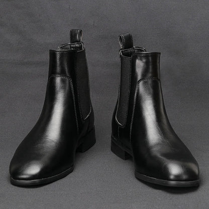 Aichashi 40~46 Chelsea Boots Men 2024 Brand Comfortable Fashion Leather Men Boots