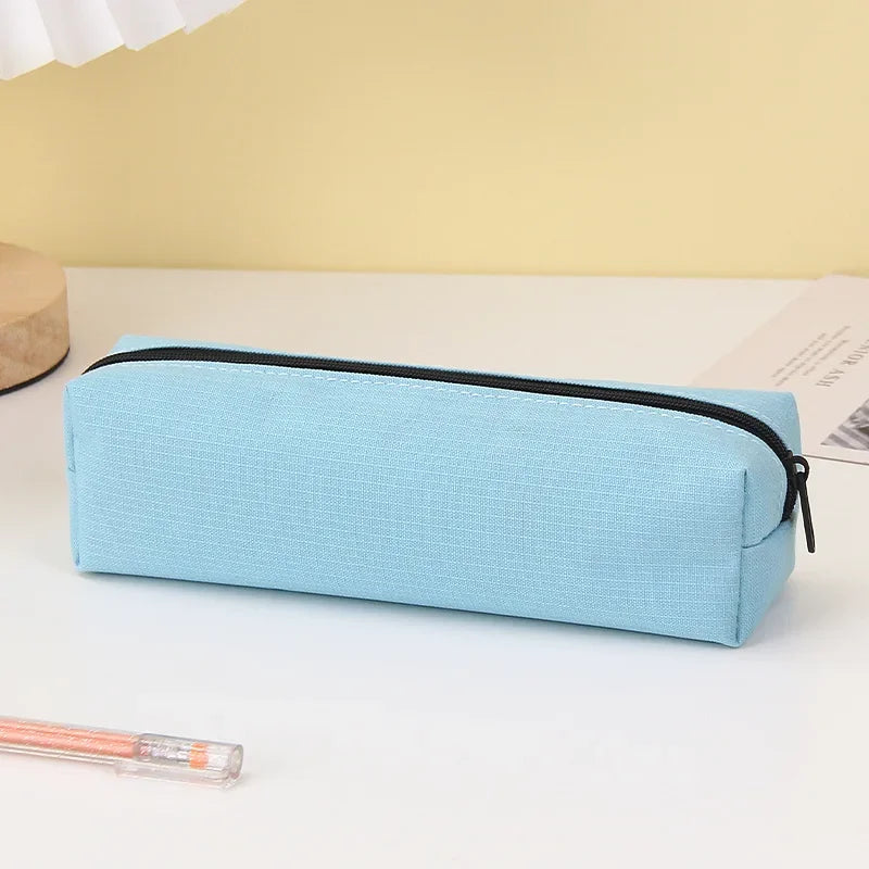 Aichashi BACK TO SCHOOL Pencil Case durable Pen Case Kawaii Stationery Large Capacity Pencilcase Trousse School Supplies Pencil Pouch