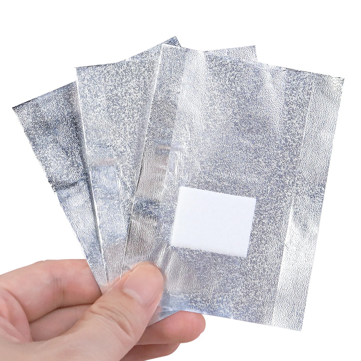 50/100pcs/set Nail Removal Aluminum Foil Paper with Cotton Pads Removal Nail Art Removal Tin Foil Tool Nail Supplies