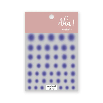 Aichashi 12 colors Pink Smudge Nail Sticker Blush Gradient Decals Sticker Self-Adhesive Translucent Waterproof Ultra-Thin 3D Nail Slider