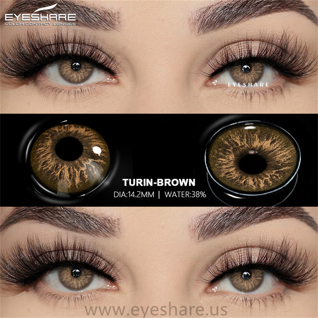 Turin Brown 14.2mm 1 Pair | 1 Year