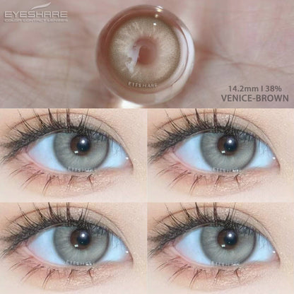 Venice Brown 14.2mm 1 Pair | 1 Year