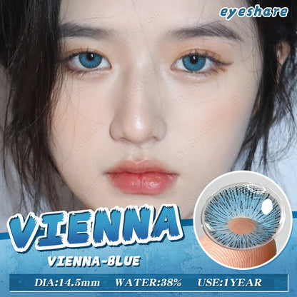 Vienna Blue 14.5mm 1 Pair | 1 Year