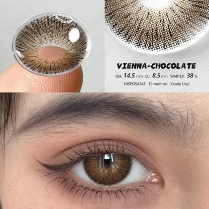 Vienna Chocolate 14.5mm 1 Pair | 1 Year