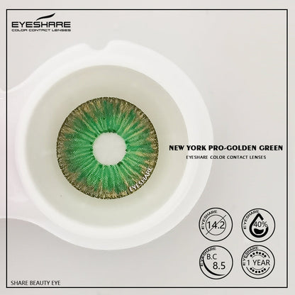 NewYork Golden Green 14.2mm 1 Pair | 1 Year