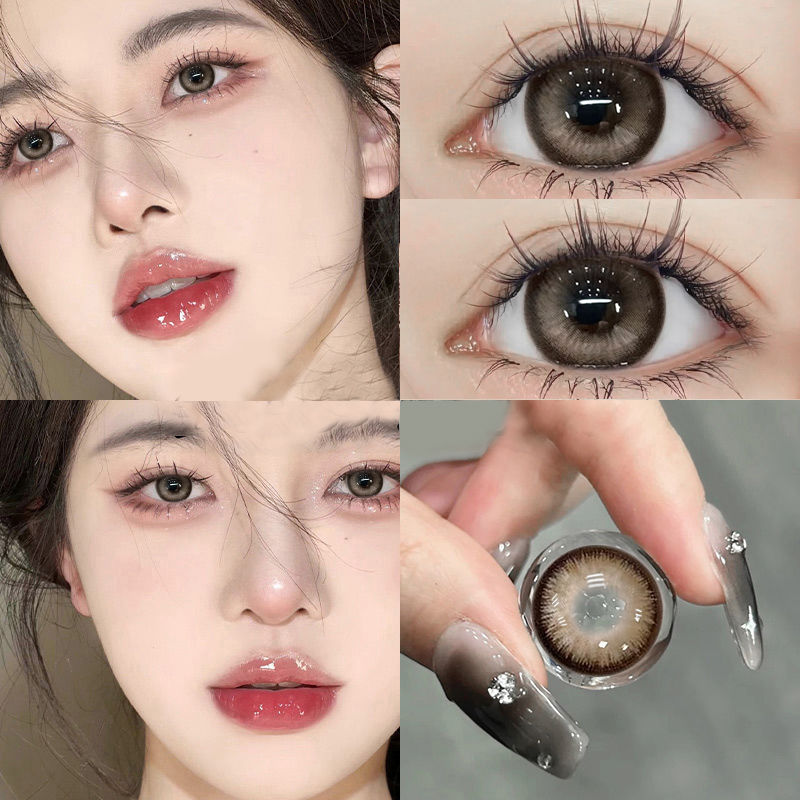 Aichashi Buy 1 Pair and Get 1 Pair of Contact Lenses Free. The Explosion Will Throw 14.5mm Contact Lenses for Half A Year. The Sandwich Process Is Comfortable and Hydrated. Moisturizing Moxa Crystal