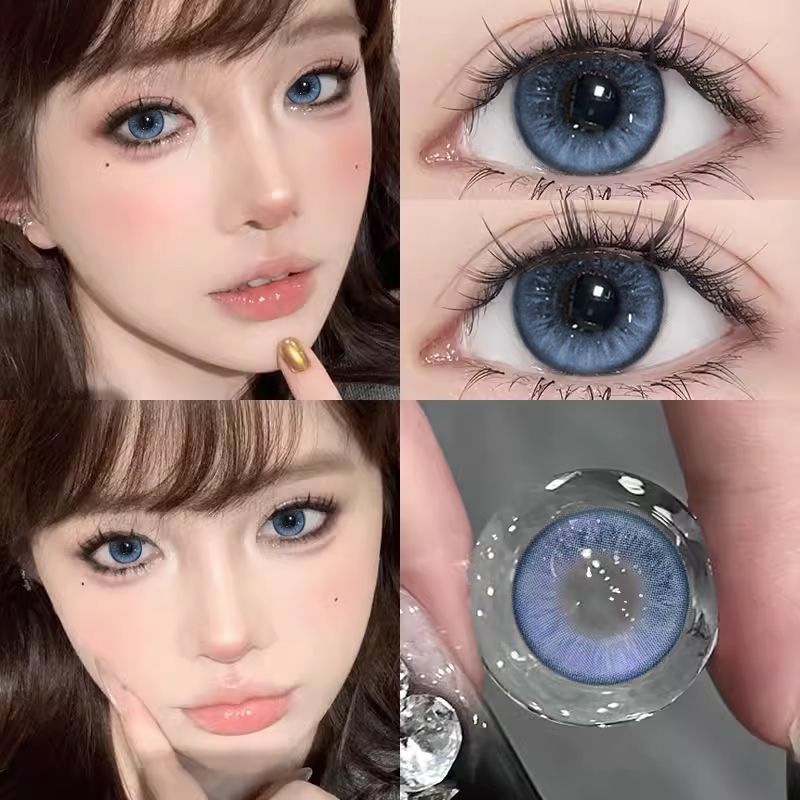 Aichashi Buy 1 Pair and Get 1 Pair of Contact Lenses Free. The Explosion Will Throw 14.5mm Contact Lenses for Half A Year. The Sandwich Process Is Comfortable and Hydrated. Moisturizing Moxa Crystal