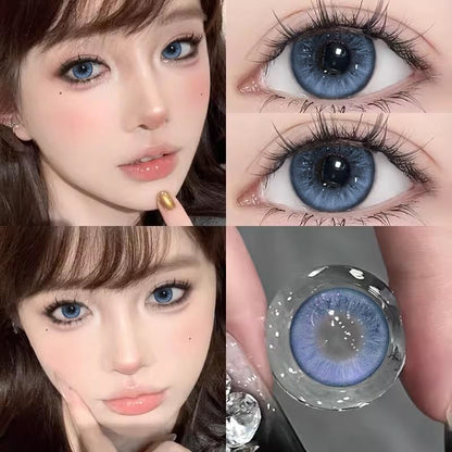 Aichashi Buy 1 Pair and Get 1 Pair of Contact Lenses Free. The Explosion Will Throw 14.5mm Contact Lenses for Half A Year. The Sandwich Process Is Comfortable and Hydrated. Moisturizing Moxa Crystal