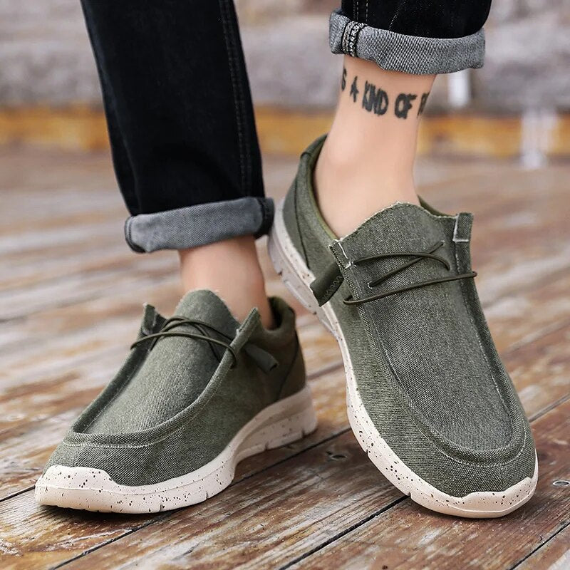 Aichashi New Loafers Sneakers Men Shoes Breathable Lightweight Walking Casual Shoes Slip-On Driving Shoes Zapatos Casuales Big Size 48