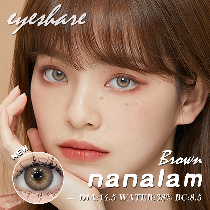 Nanalam Brown 14.5mm 1 Pair | 1 Year