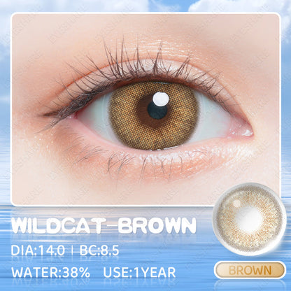 Wildact Brown 14.0mm 1 Pair | 1 Year